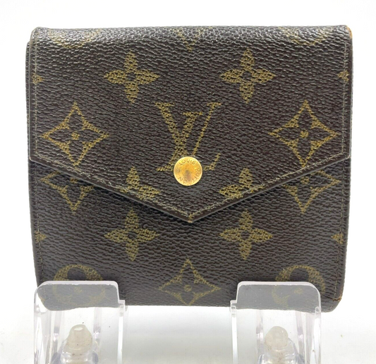 Original/Auth Louis Vuitton - Geldbörse Haken - Klassisch - Monogramm