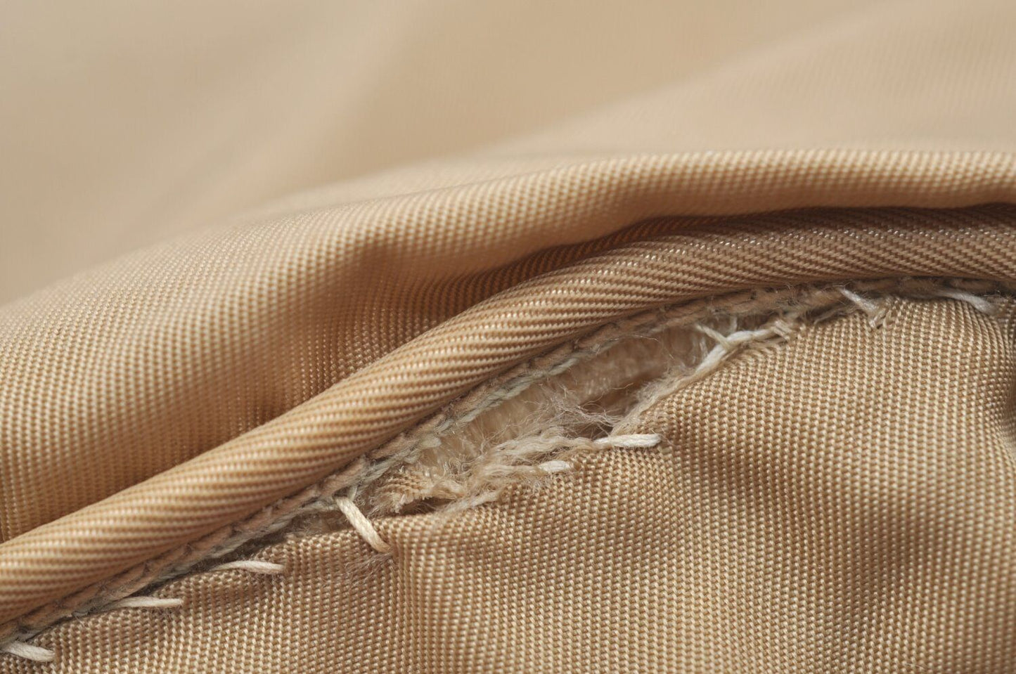 Original/Auth Prada - Tessuto Umhängetasche - Nylon / Leder - Beige