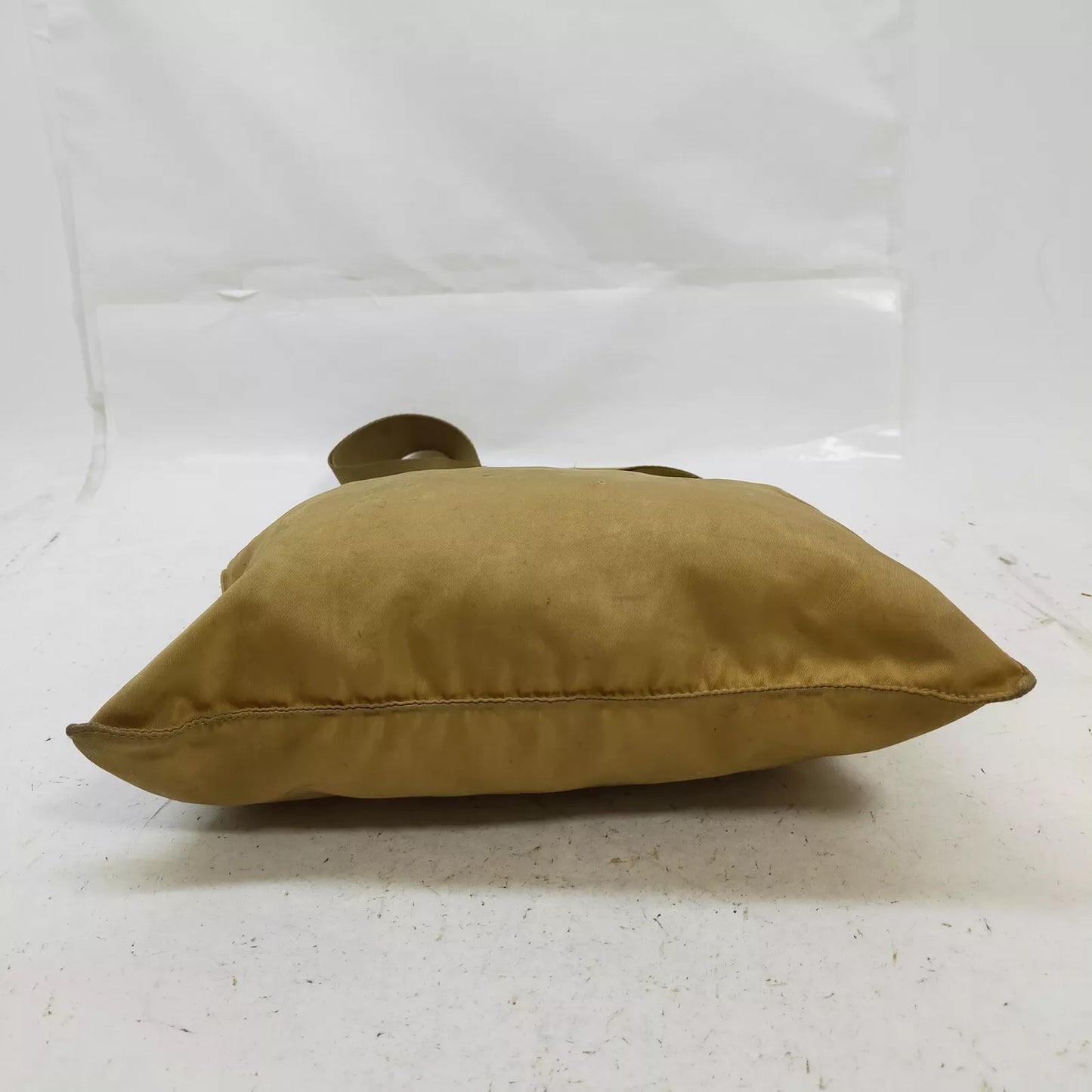 Original/Auth Prada - Tessuto Umhängetasche - Nylon - Beige