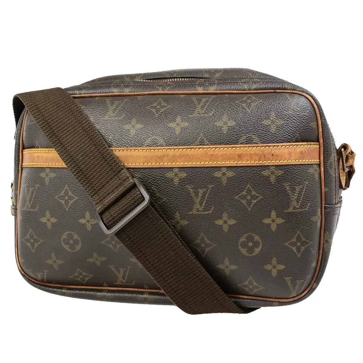 Original/Auth Louis Vuitton - Reporter PM Schultertasche - Klassisch - Monogramm