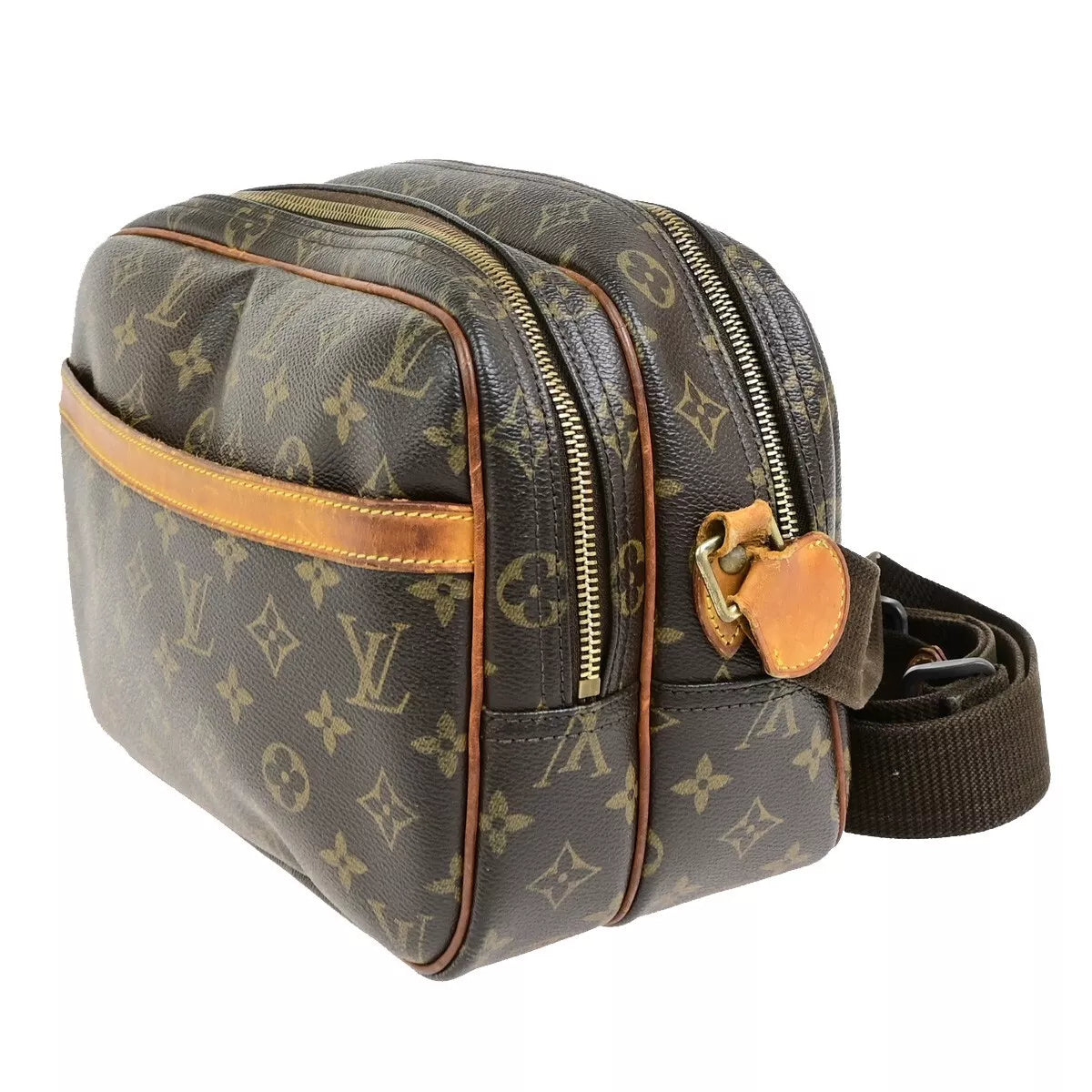Original/Auth Louis Vuitton - Reporter PM Schultertasche - Klassisch - Monogramm