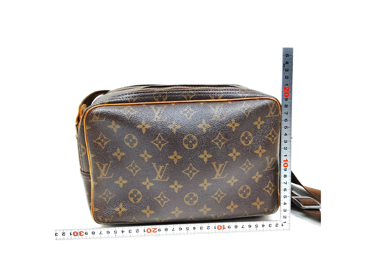 Original/Auth Louis Vuitton - Reporter PM Schultertasche - Klassisch - Monogramm