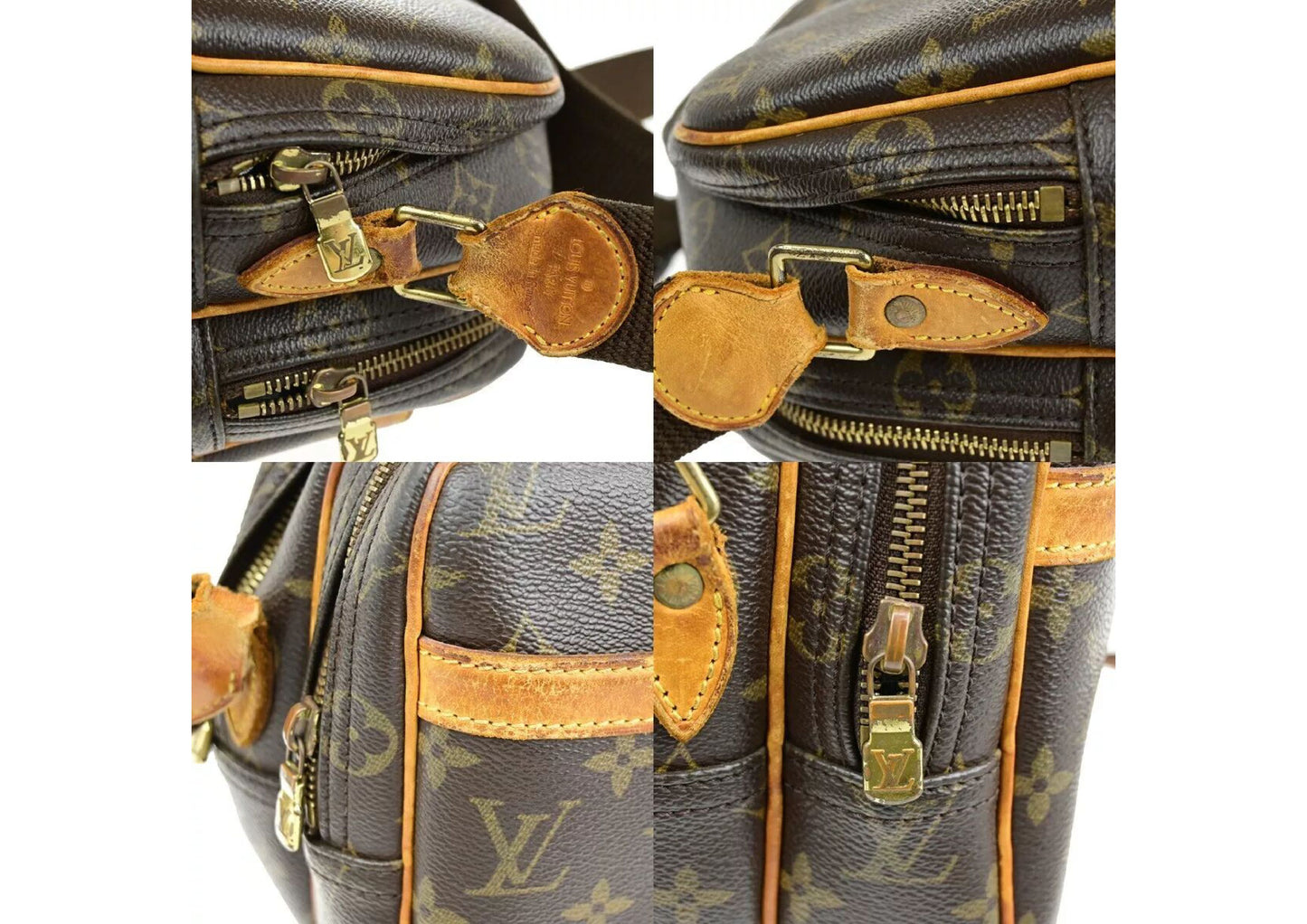 Original/Auth Louis Vuitton - Reporter PM Schultertasche - Klassisch - Monogramm