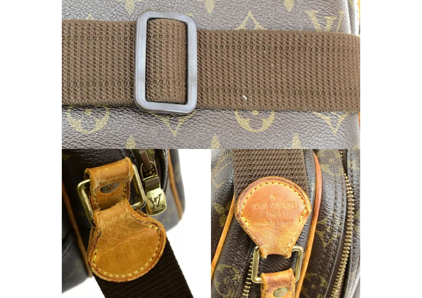 Original/Auth Louis Vuitton - Reporter PM Schultertasche - Klassisch - Monogramm