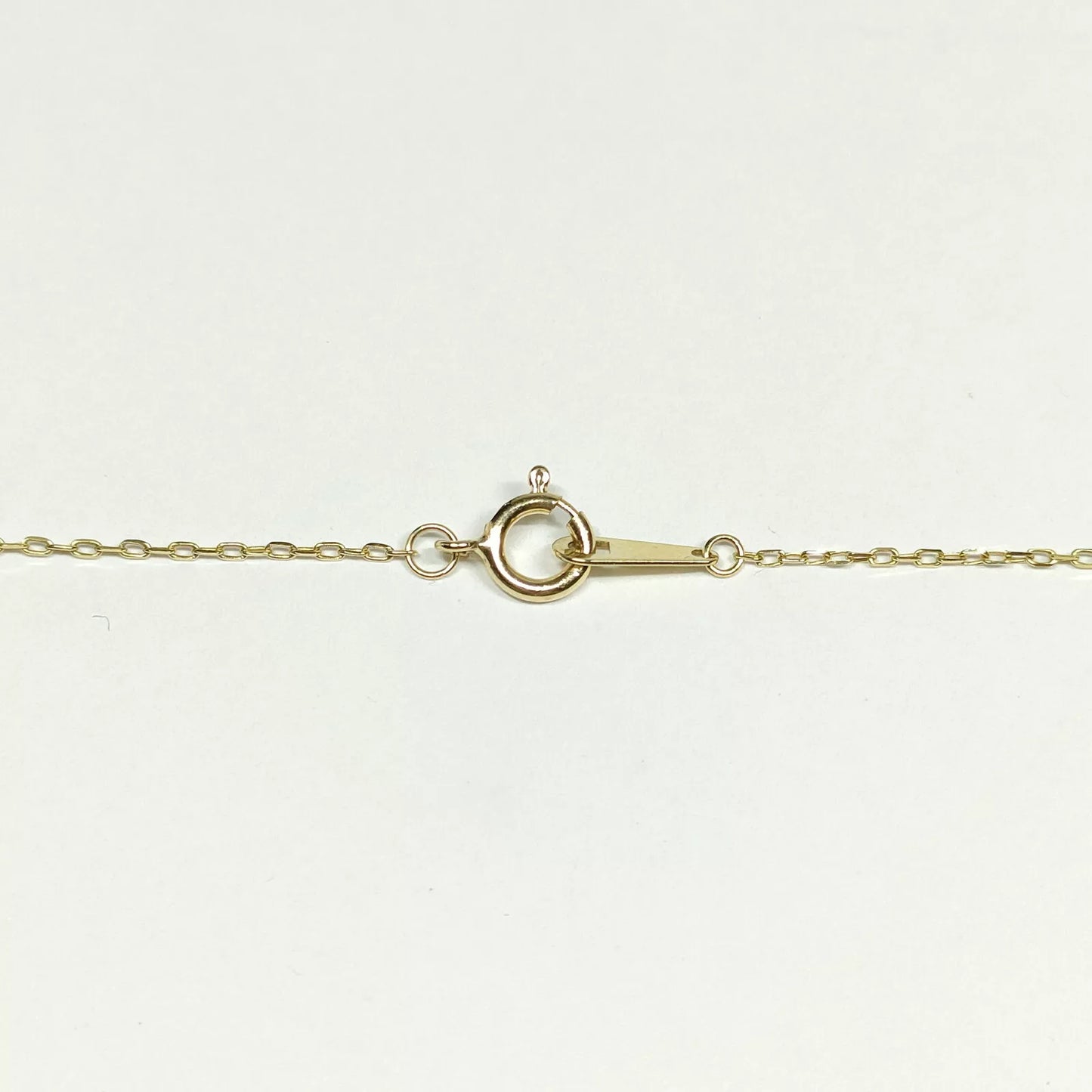 Original/Auth - Anhänger mit Kette - Gold und Quarz - 10k / 417er Gold - 40 cm