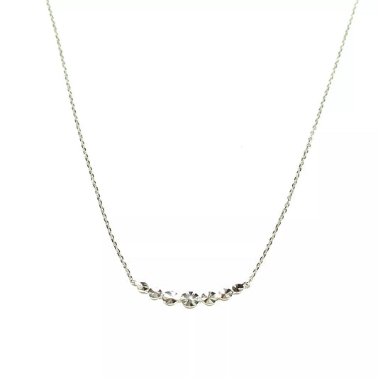 Original/Auth - Kette mit Anhänger - Weißgold - 10k / 417er Gold - 40,5 cm