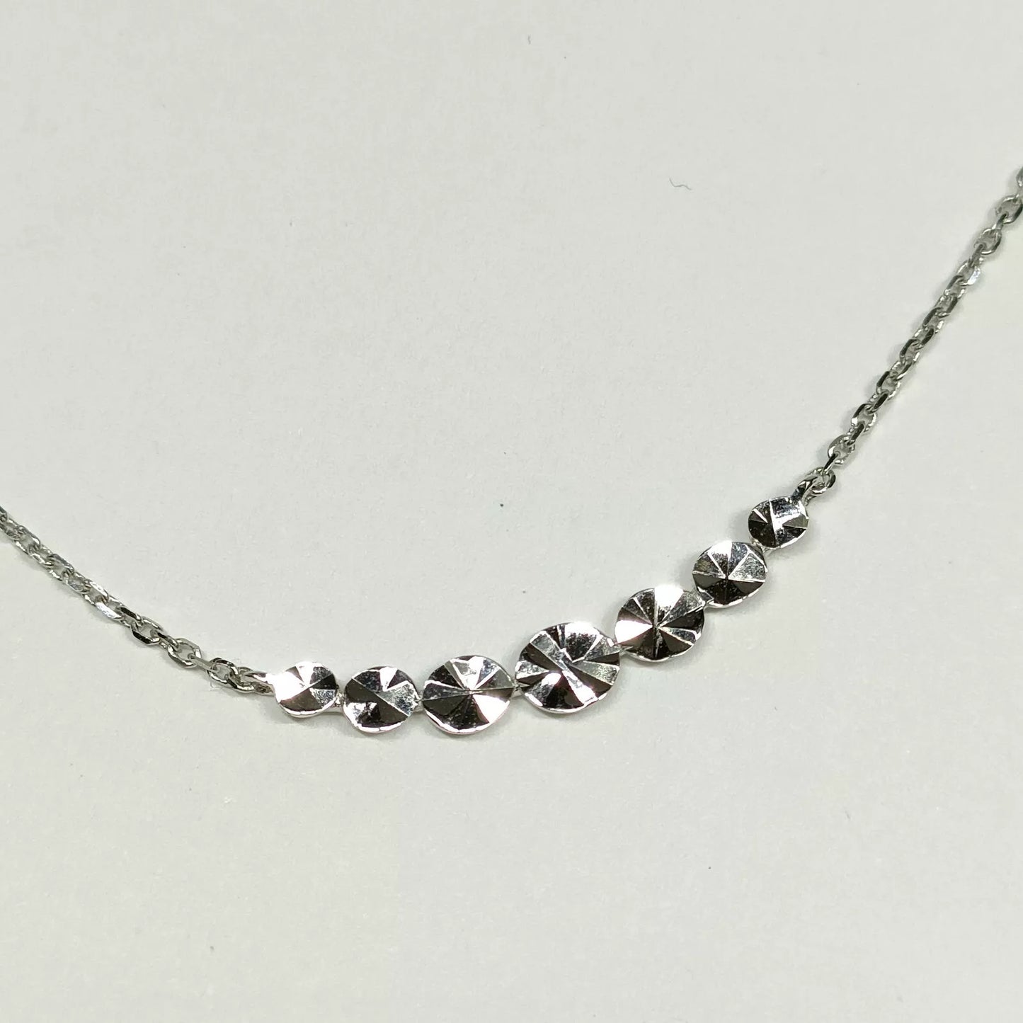 Original/Auth - Kette mit Anhänger - Weißgold - 10k / 417er Gold - 40,5 cm