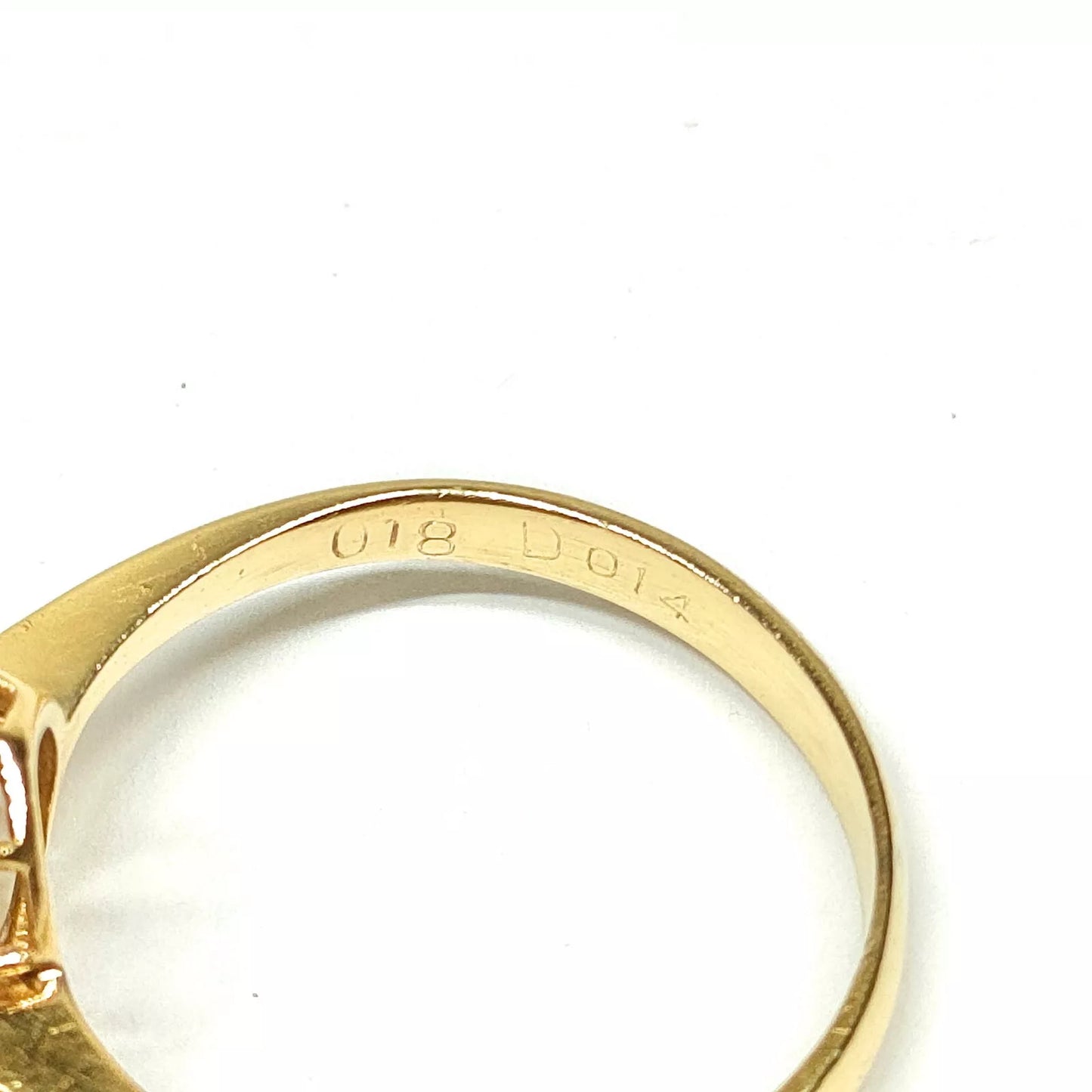 Original/Auth - Ring - Saphir / Diamanten - 18k Gold - 2,03g - Gr. 48