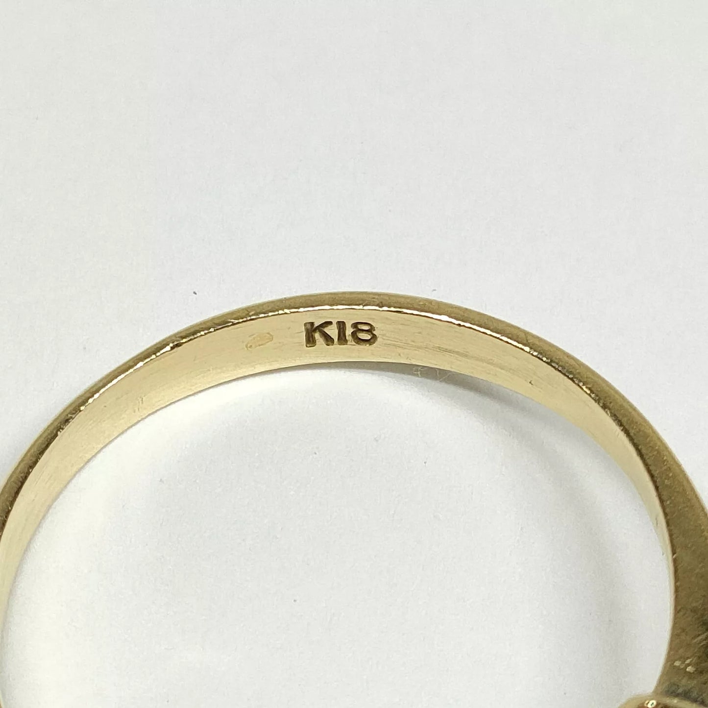 Original/Auth - Ring - Saphir / Diamanten - 18k Gold - 2,03g - Gr. 48