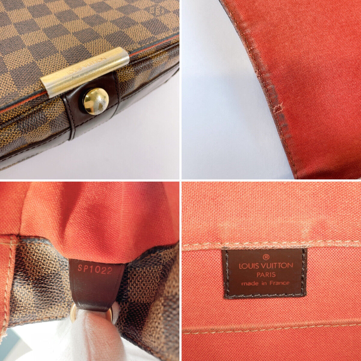 Original/Auth Louis Vuitton - Bastille Kuriertasche Schultertasche - Klassisch - Damier Ebene
