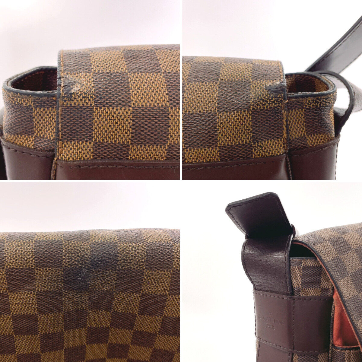 Original/Auth Louis Vuitton - Bastille Kuriertasche Schultertasche - Klassisch - Damier Ebene
