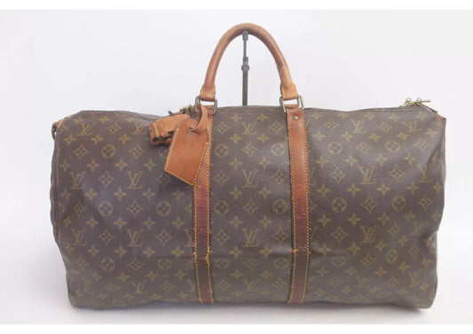 Original/Auth Louis Vuitton - Keepall Bandouliere 55 - Klassisch - Monogramm