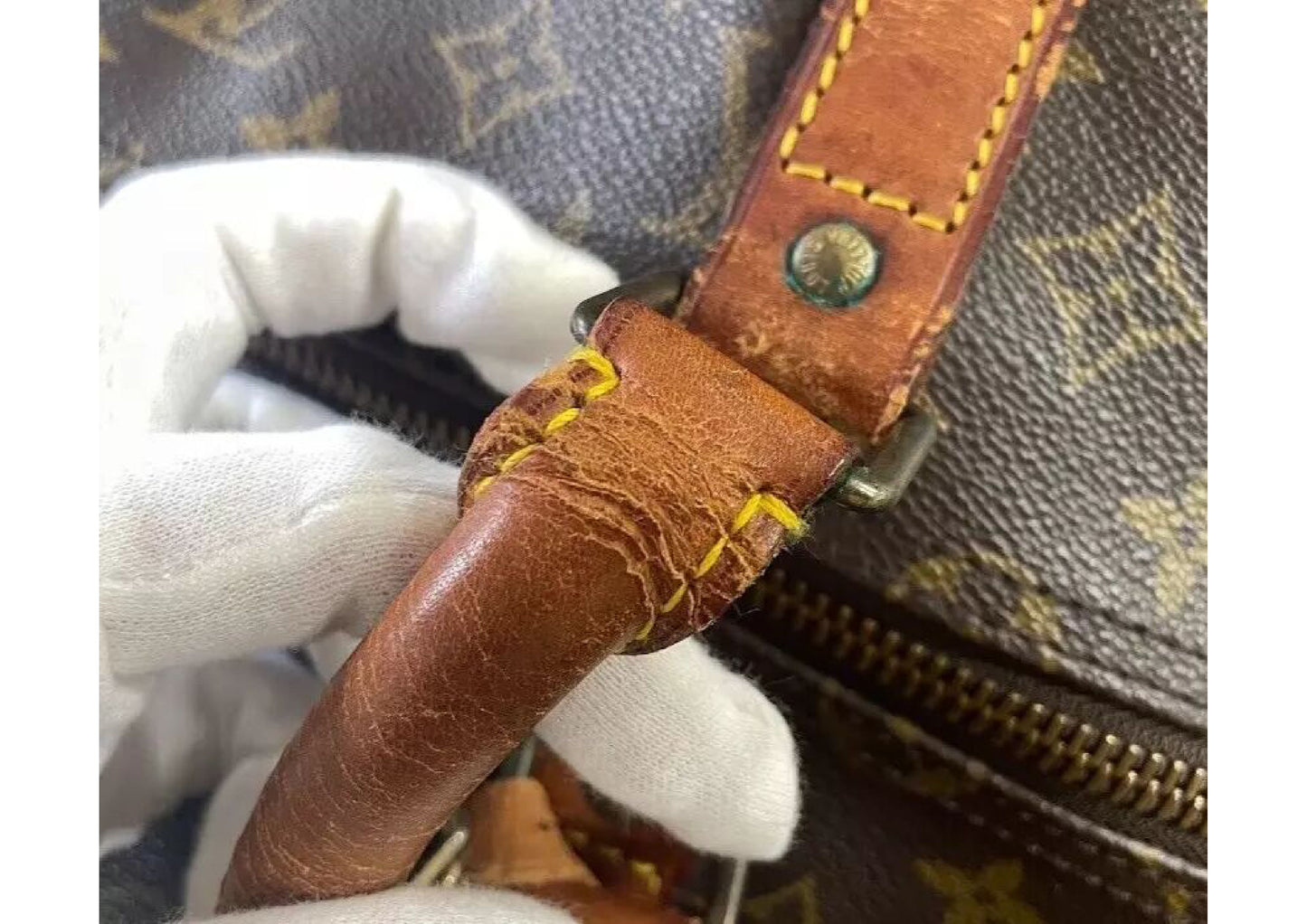 Original/Auth Louis Vuitton - Keepall Bandouliere 55 - Klassisch - Monogramm