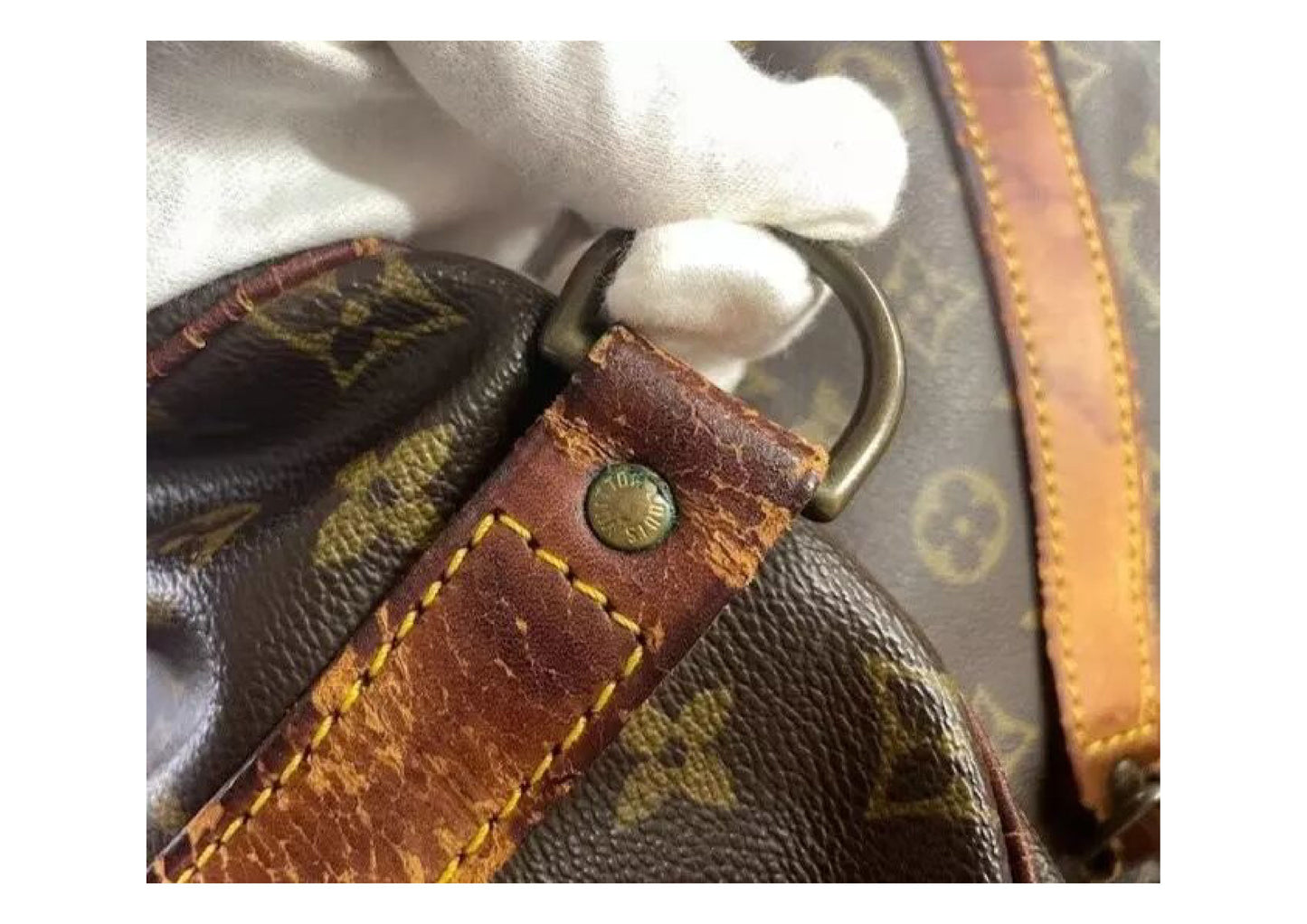 Original/Auth Louis Vuitton - Keepall Bandouliere 55 - Klassisch - Monogramm