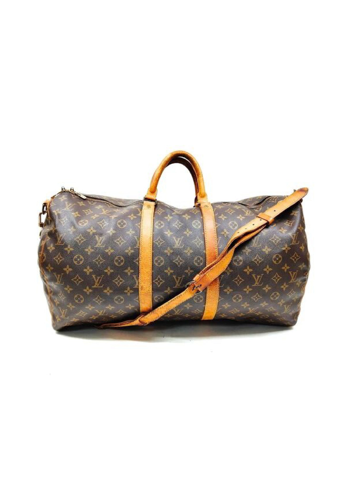Original/Auth Louis Vuitton - Keepall Bandouliere 55 - Klassisch - Monogramm