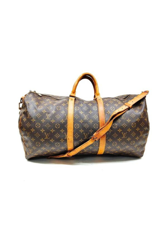 Original/Auth Louis Vuitton - Keepall Bandouliere 55 - Klassisch - Monogramm