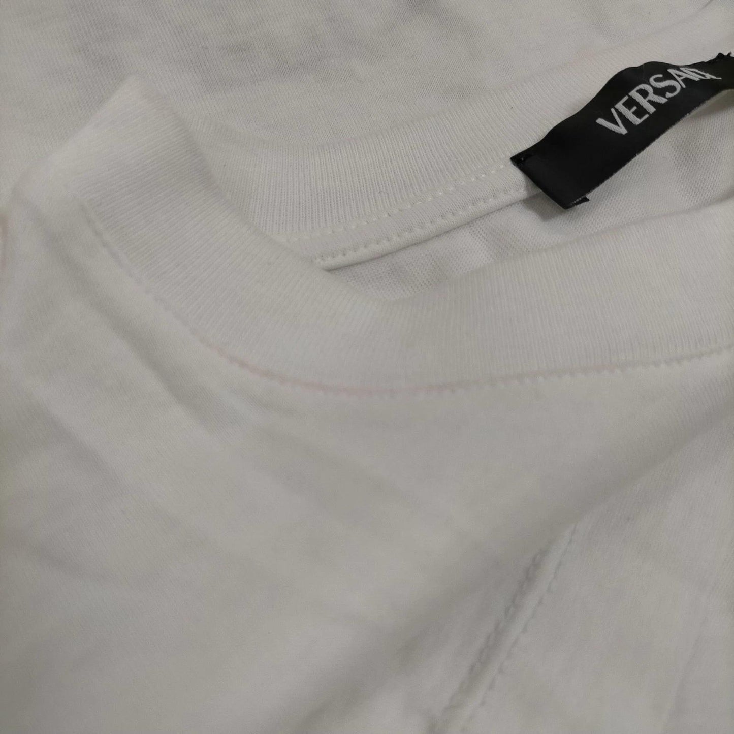 Original/Auth Versace - T-Shirt mit Stick - Weiß - XS