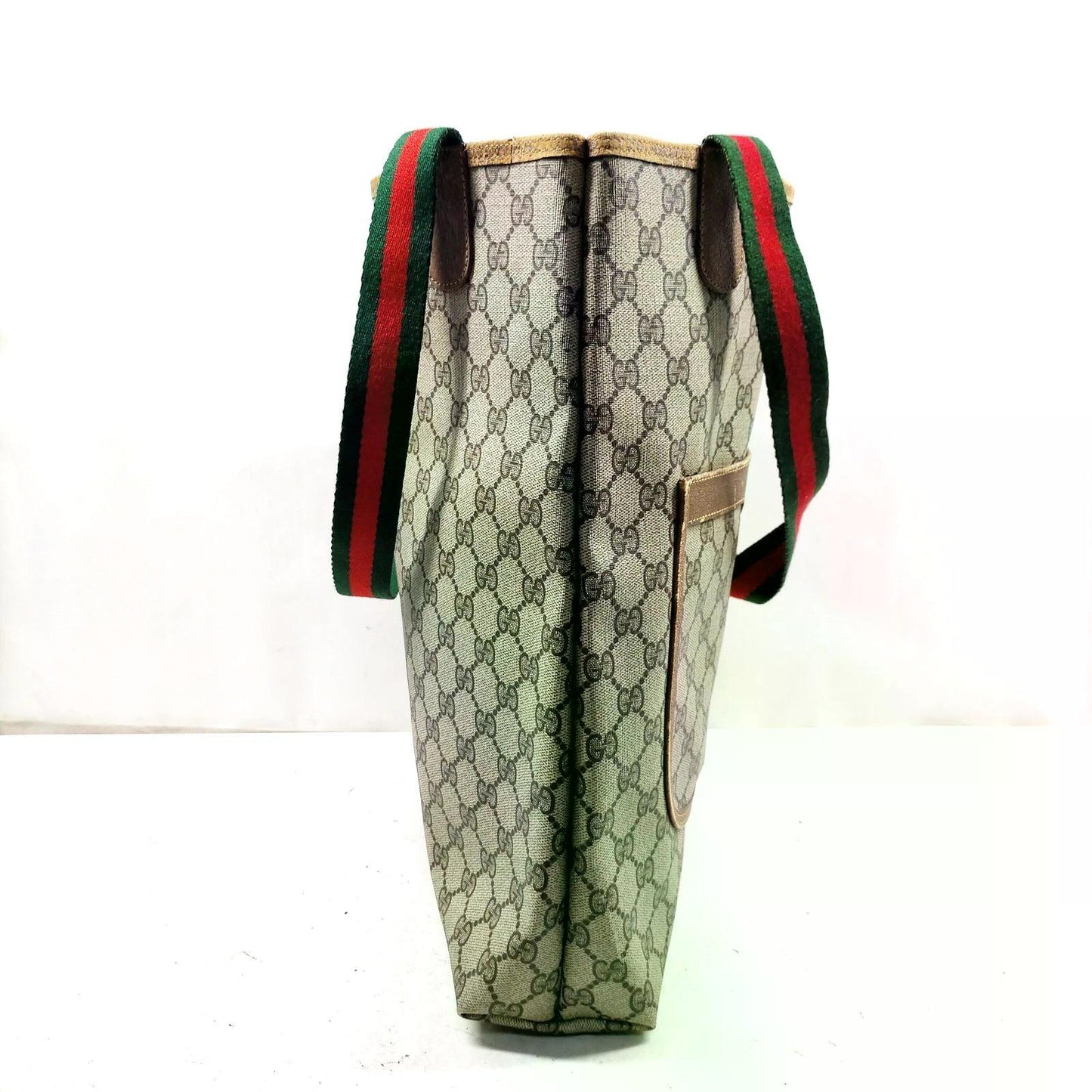 Original/Auth Gucci - Tote Bag Schultertasche - Klassisch - GG Supreme Sherry Line