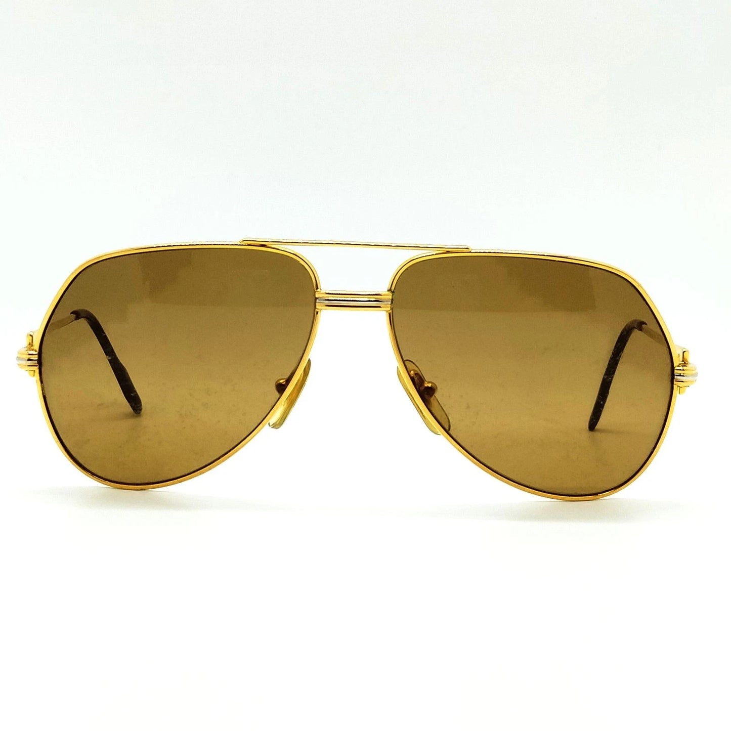 Original/Auth Cartier - Santos Dumont Vintage Sonnenbrille - Klassisch - 130