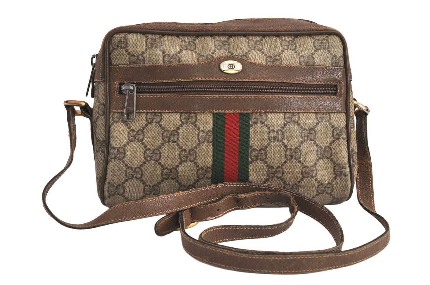 Original/Auth Gucci - Schultertasche / Shoulder bag - Klassisch - GG Sherry Line