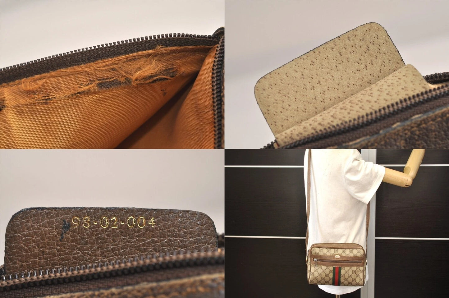 Original/Auth Gucci - Schultertasche / Shoulder bag - Klassisch - GG Sherry Line