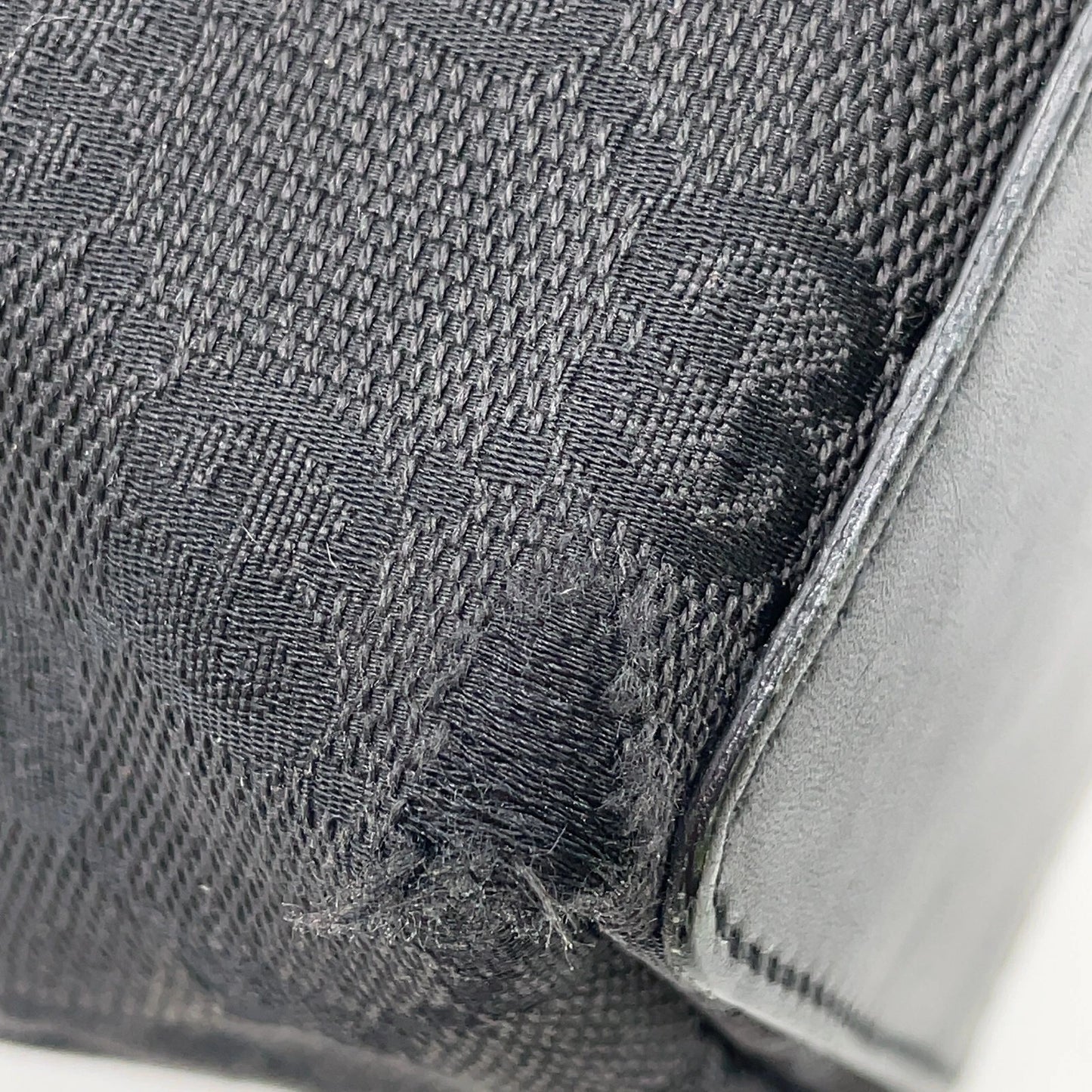 Original/Auth Gucci - Tote Bag Schultertasche - Klassisch - GG Canvas Schwarz