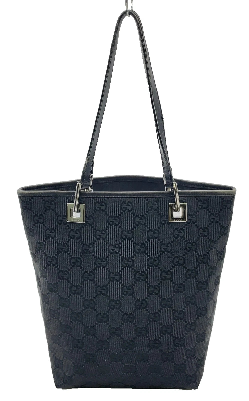 Original/Auth Gucci - Tote Bag Schultertasche - Klassisch - GG Canvas Schwarz