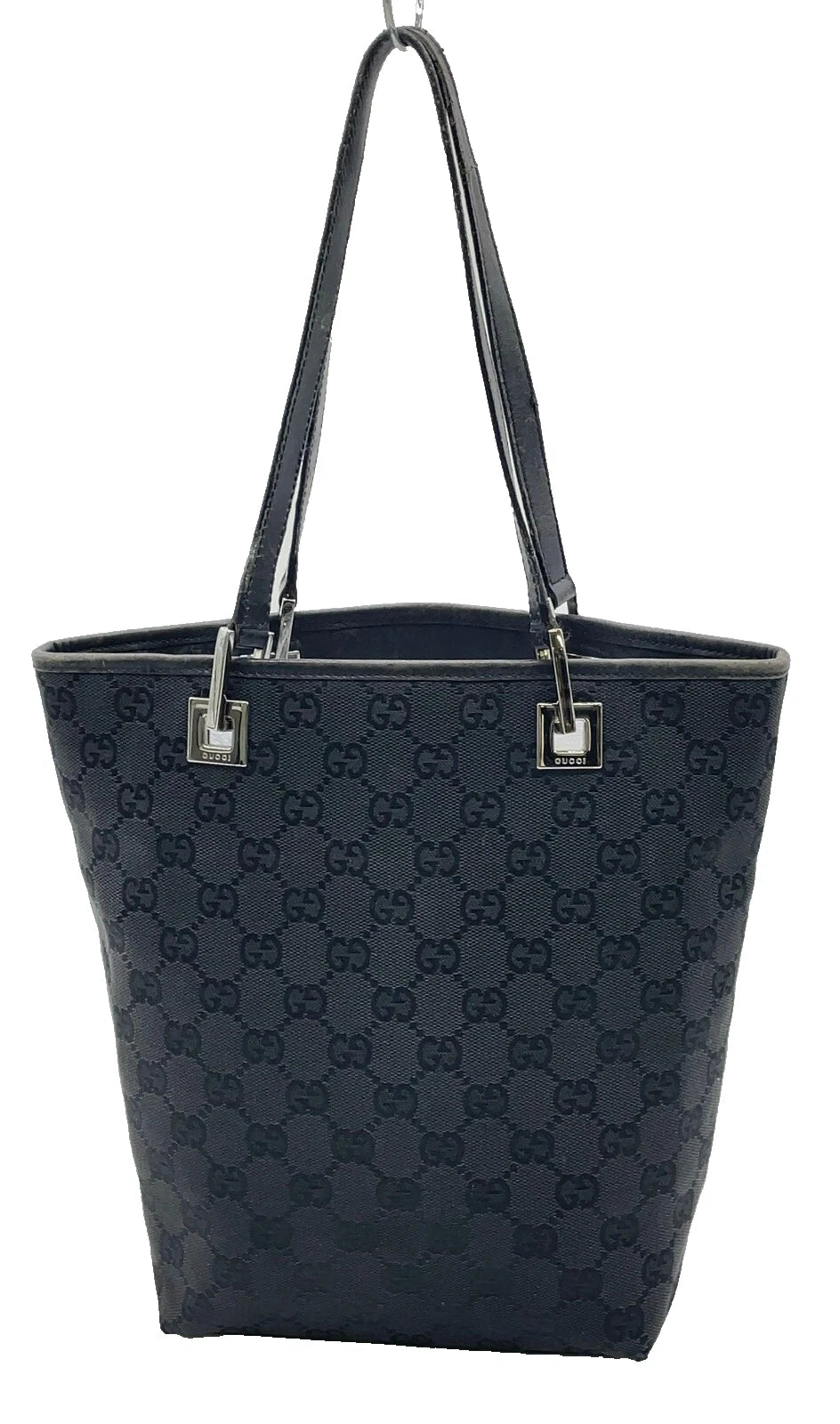 Original/Auth Gucci - Tote Bag Schultertasche - Klassisch - GG Canvas Schwarz