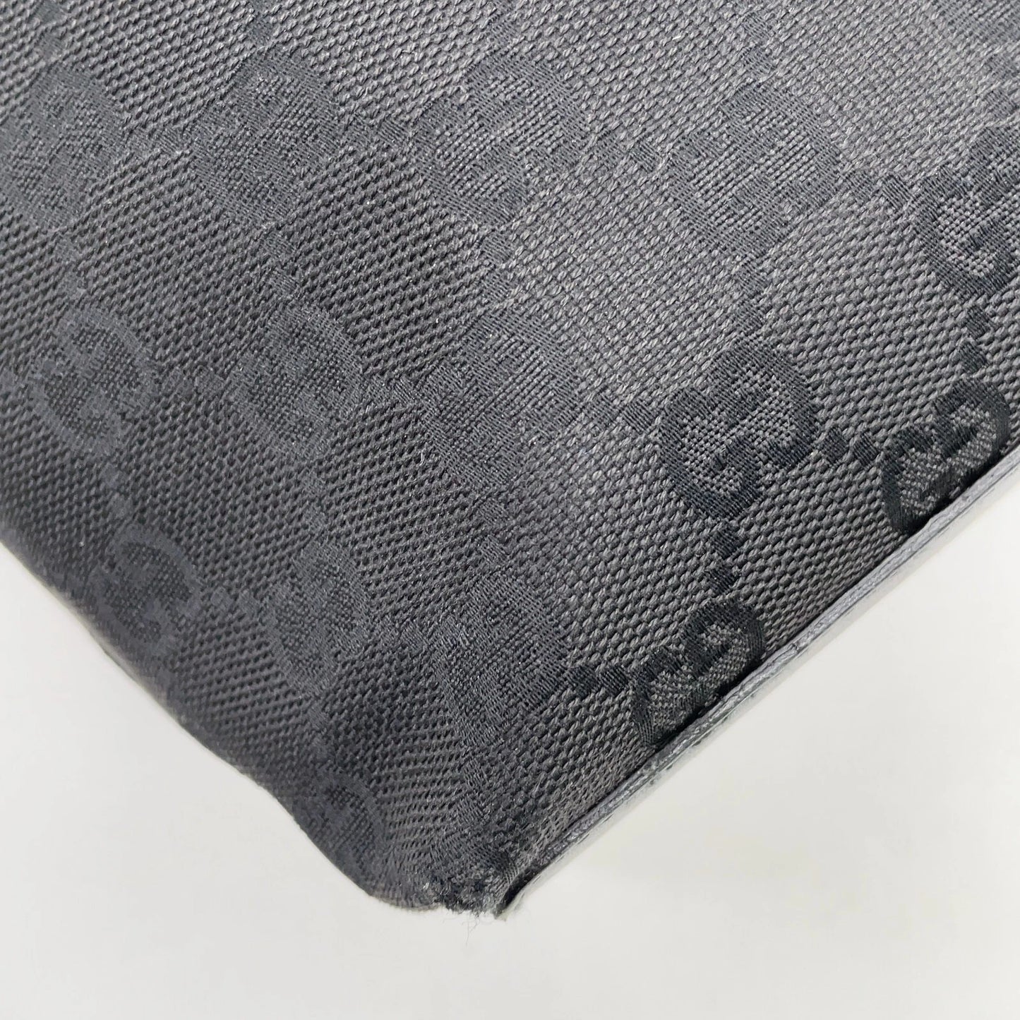 Original/Auth Gucci - Tote Bag Schultertasche - Klassisch - GG Canvas Schwarz