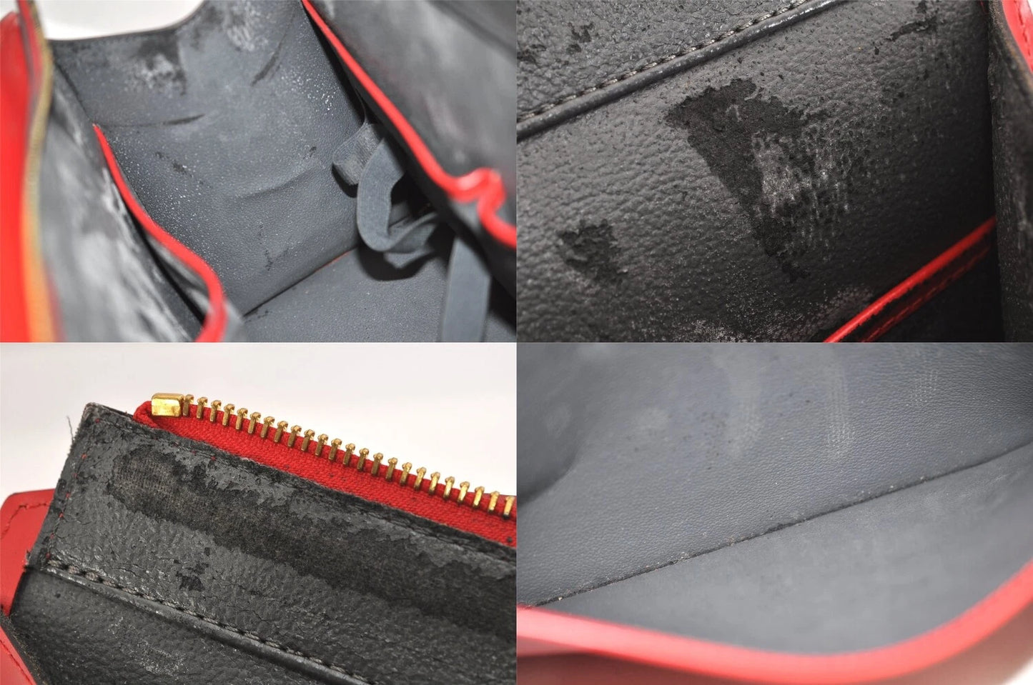 Original/Auth Louis Vuitton - Riviera Handtasche - Klassisch - Epi Rot