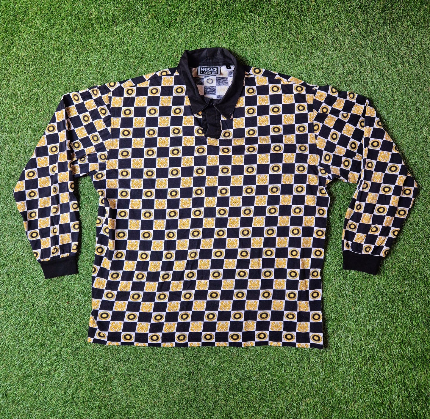 Versace Classic V2 - Vintage Poloshirt - Muster - L