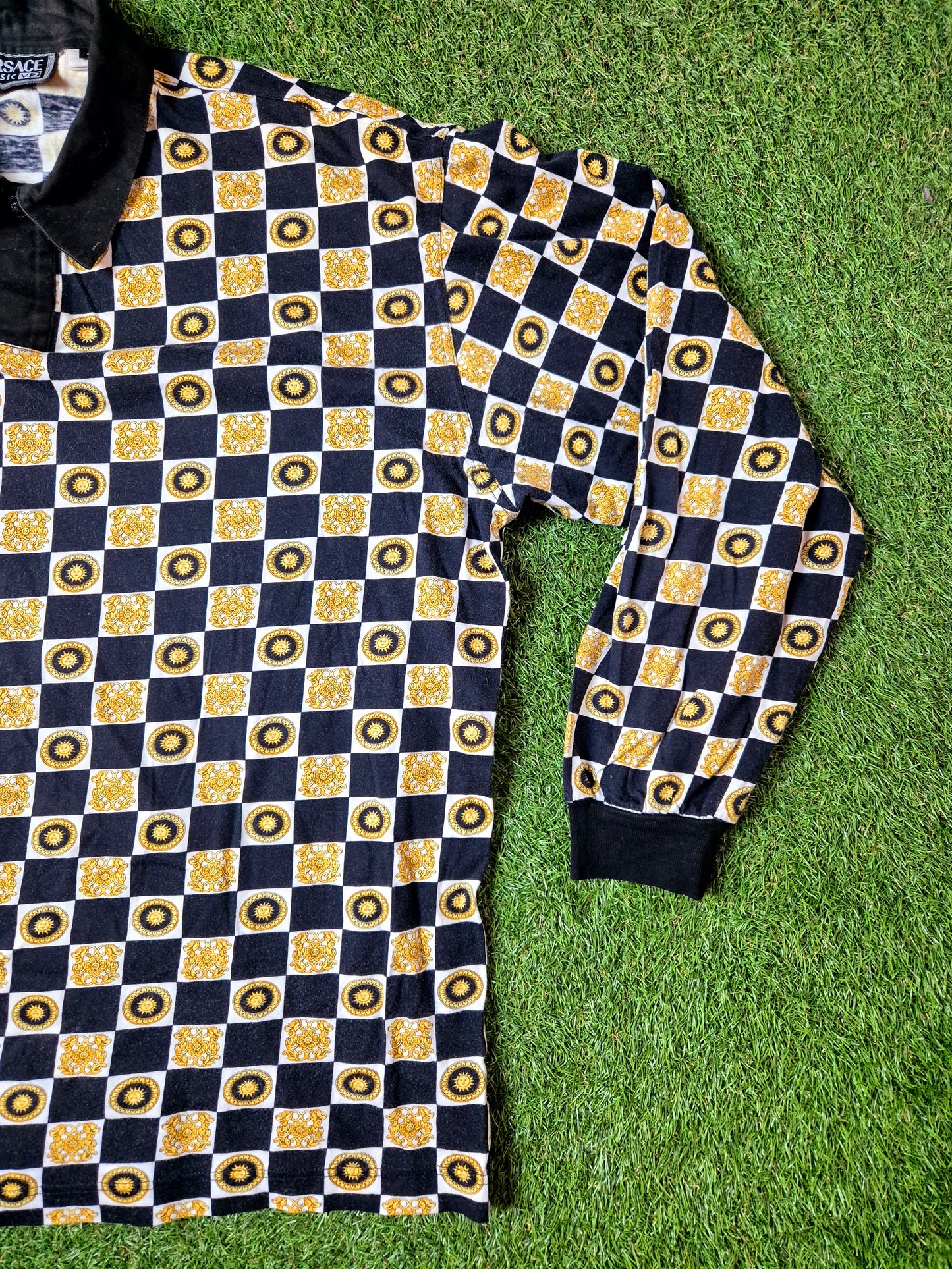 Versace Classic V2 - Vintage Poloshirt - Muster - L