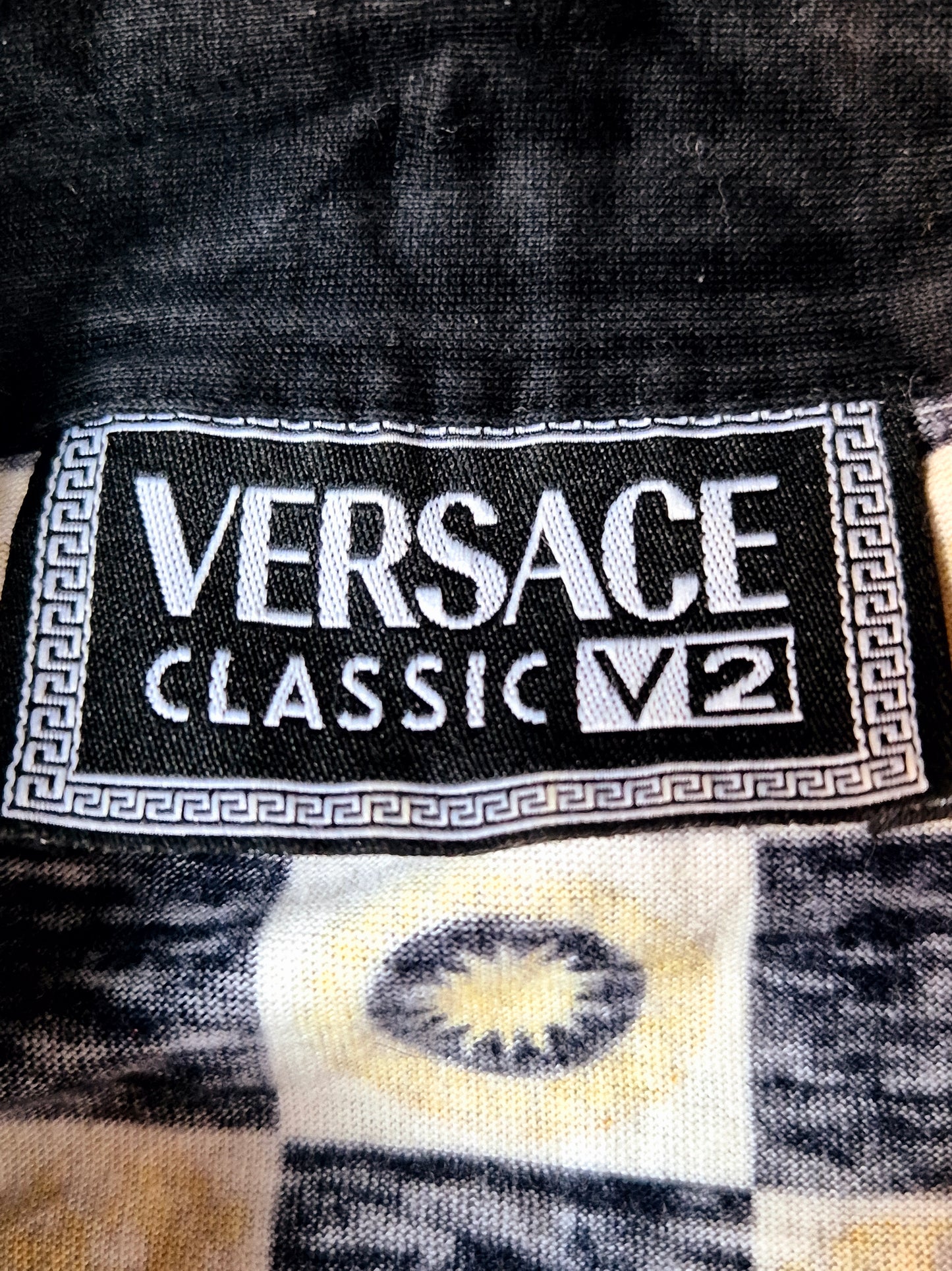 Versace Classic V2 - Vintage Poloshirt - Muster - L