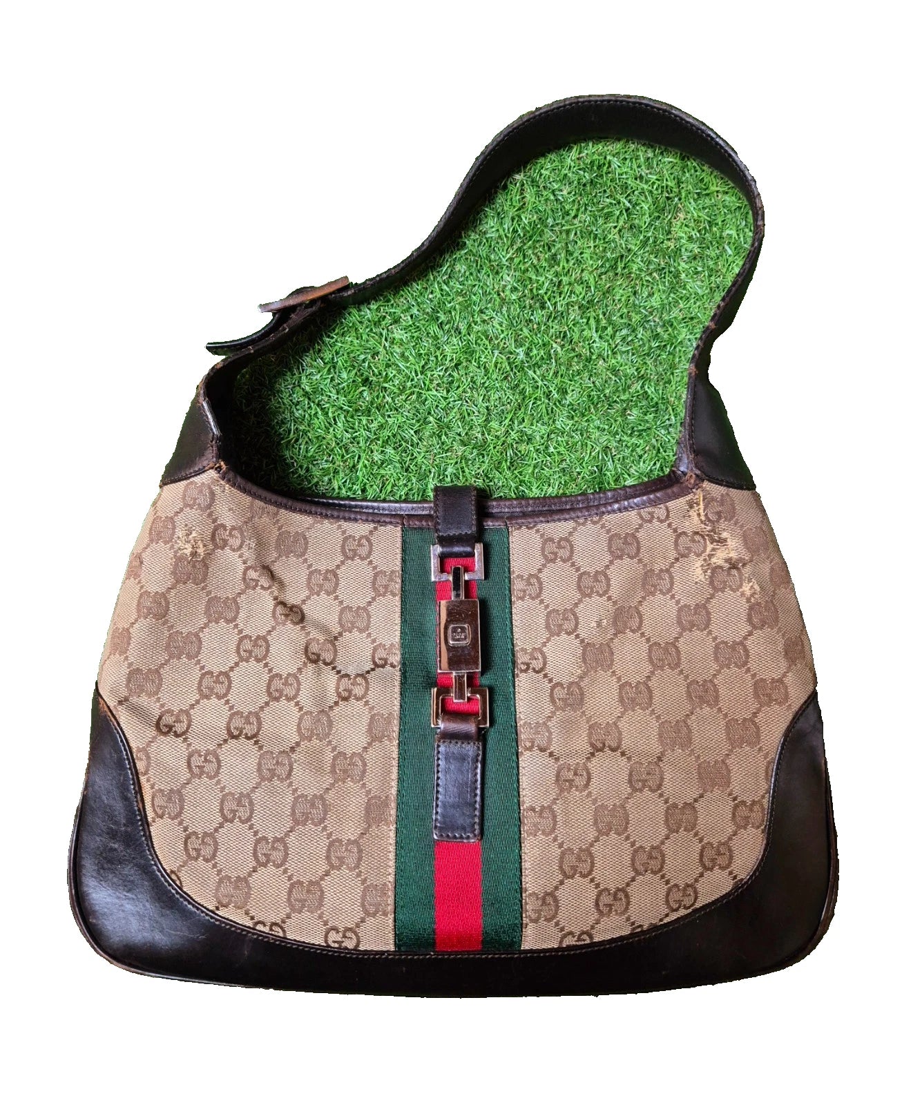 Original/Auth Gucci - Jackie Handtasche - Klassisch - GG Canvas