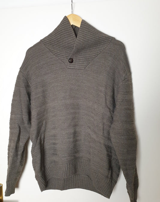 Vintage Il Granchio - Pullover - Klassisch - Grau - Herren - XL/XXL