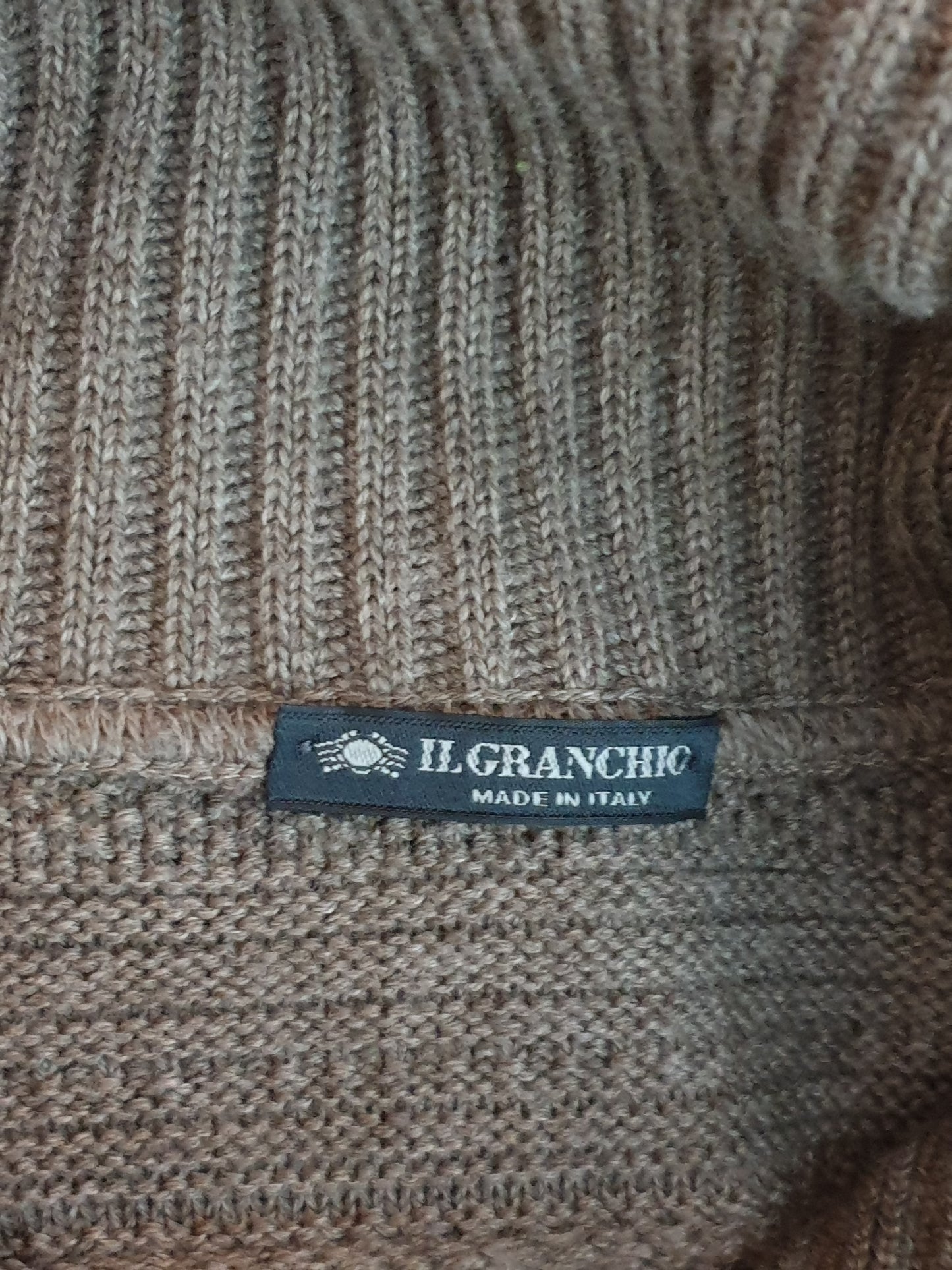 Vintage Il Granchio - Pullover - Klassisch - Grau - Herren - XL/XXL
