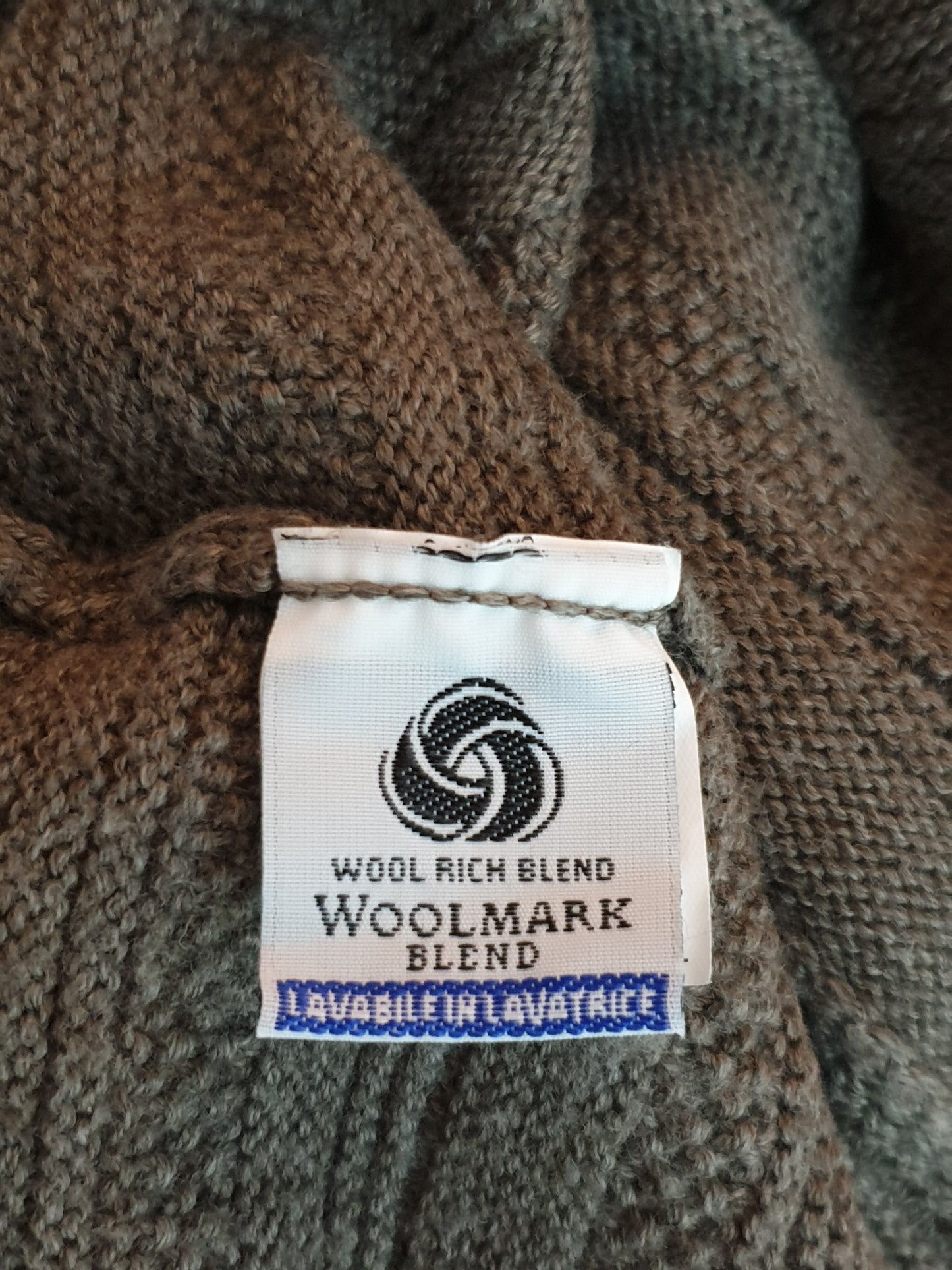 Vintage Il Granchio - Pullover - Klassisch - Grau - Herren - XL/XXL