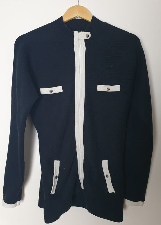 Tommy Hilfiger - Strickjacke - Klassisch - Dunkelblau - Damen - M