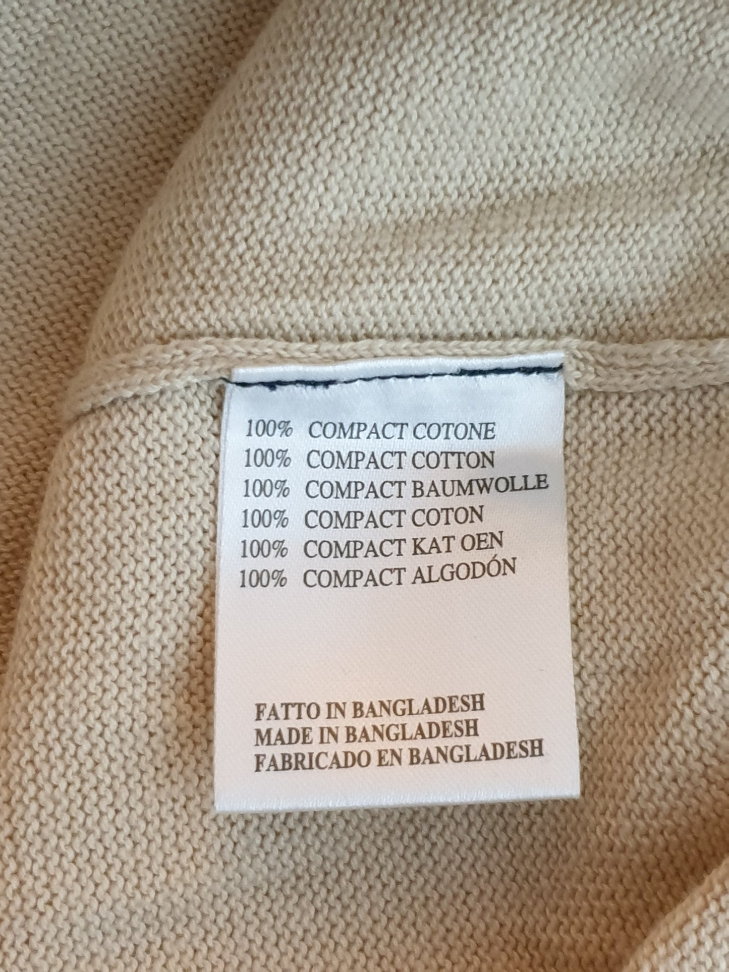 Vintage Gian Marco Venturi  - Pullover - Klassisch - Vintage Italy - Beige - Herren - L/XL