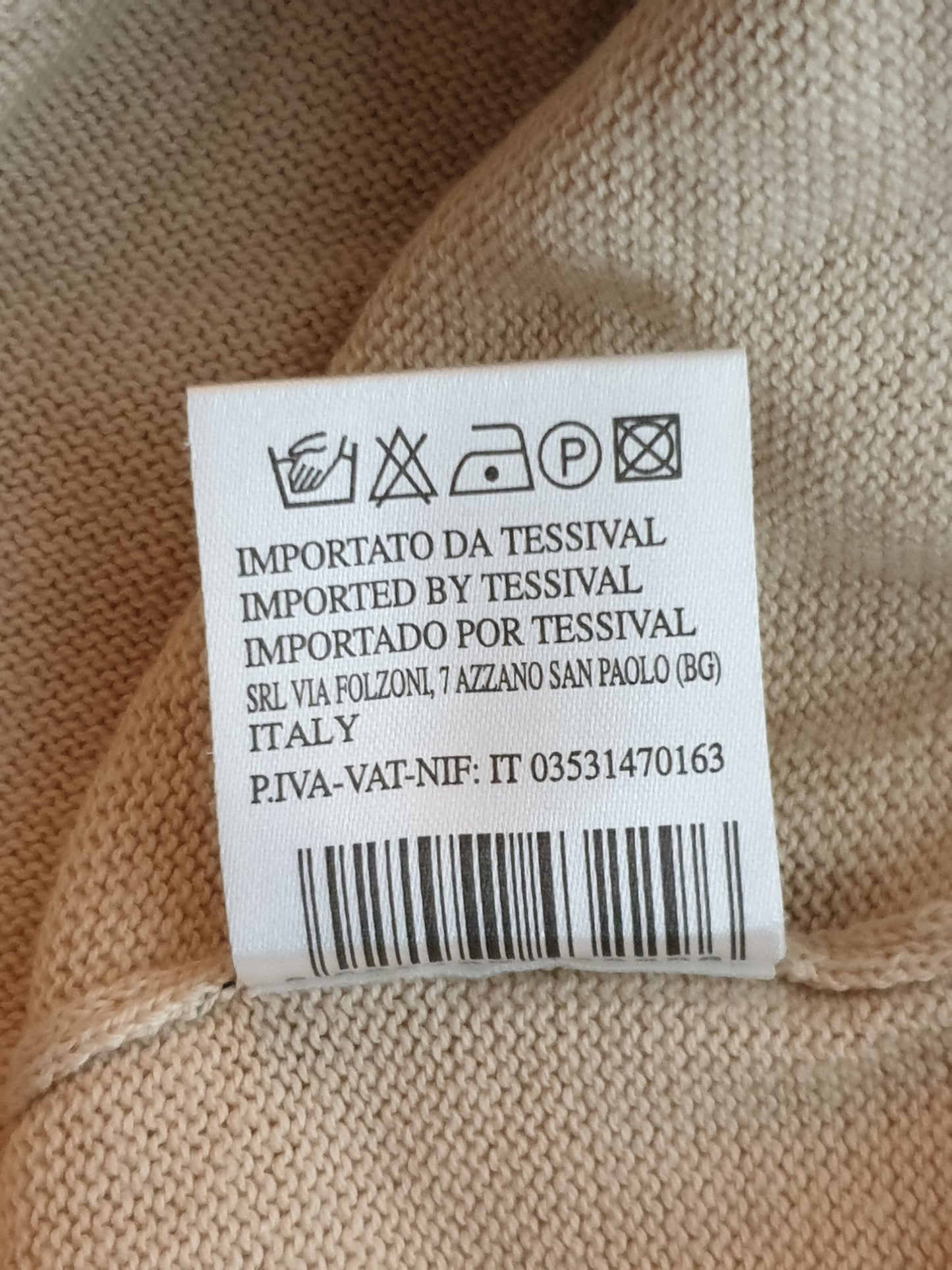 Vintage Gian Marco Venturi  - Pullover - Klassisch - Vintage Italy - Beige - Herren - L/XL