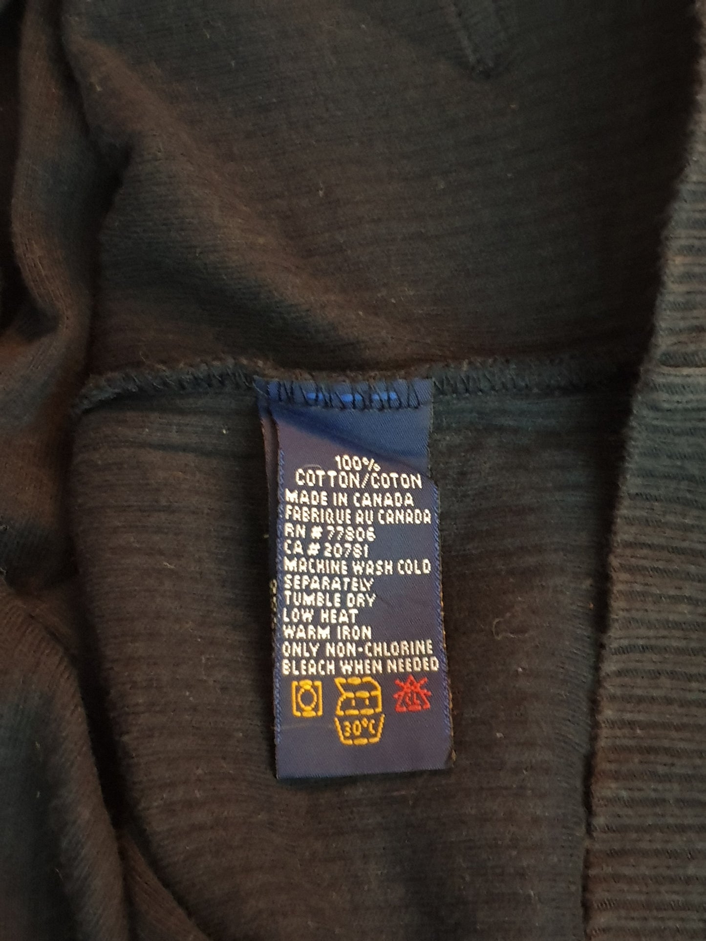 Tommy Hilfiger - Pullover - Ripp Optik - Dunkelblau - Herren - XL