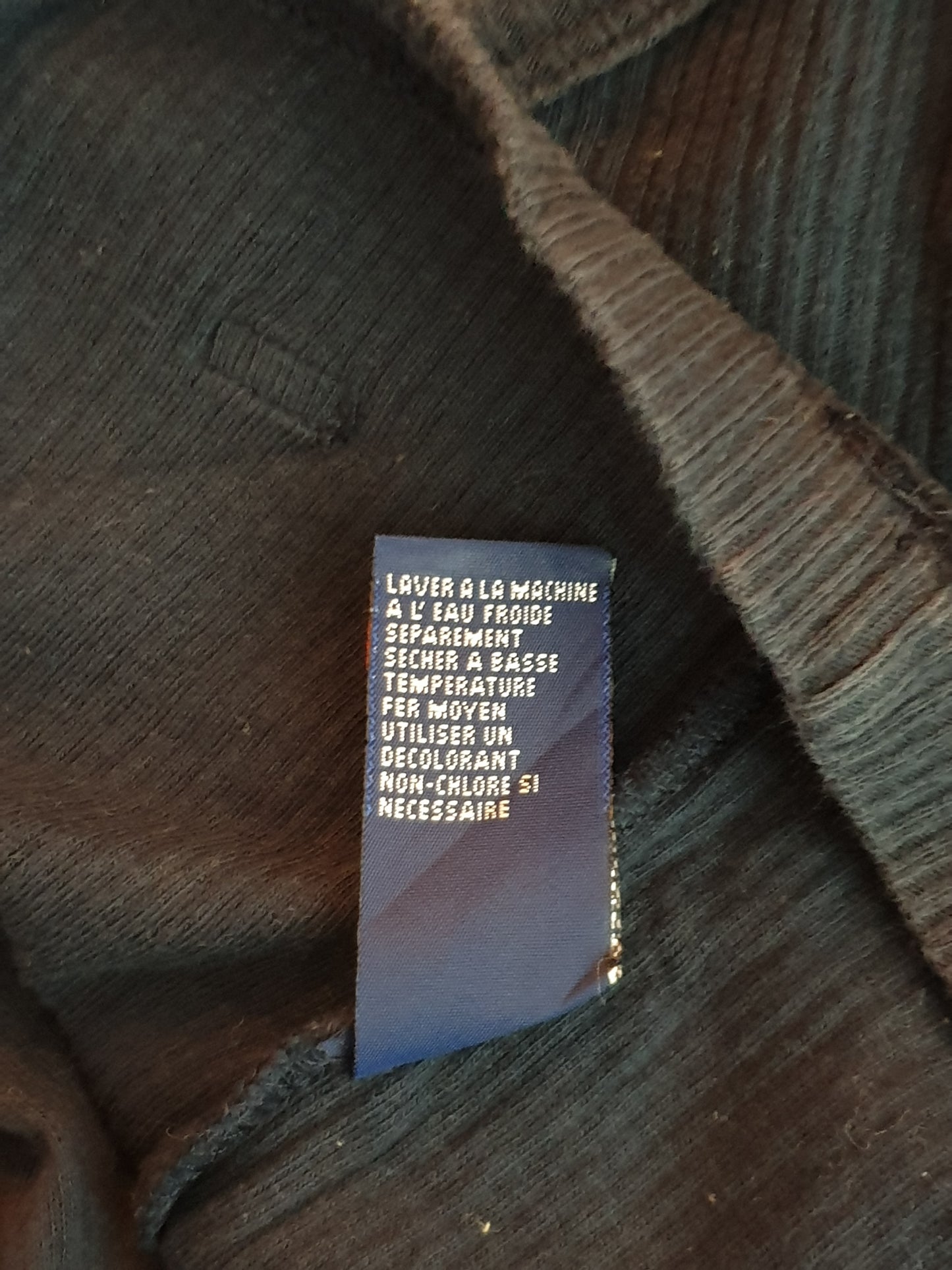 Tommy Hilfiger - Pullover - Ripp Optik - Dunkelblau - Herren - XL