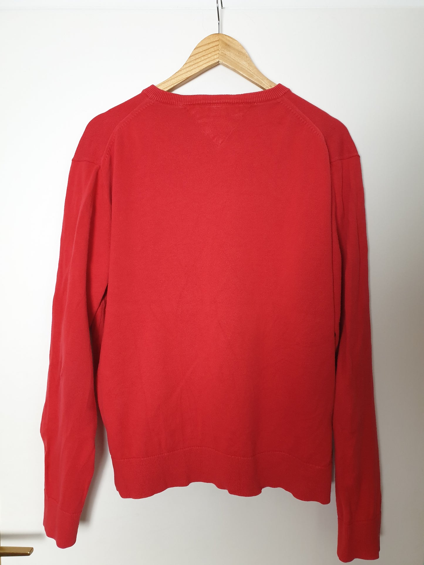 Tommy Hilfiger - Pullover - Klassisch - Rot - Herren - XL