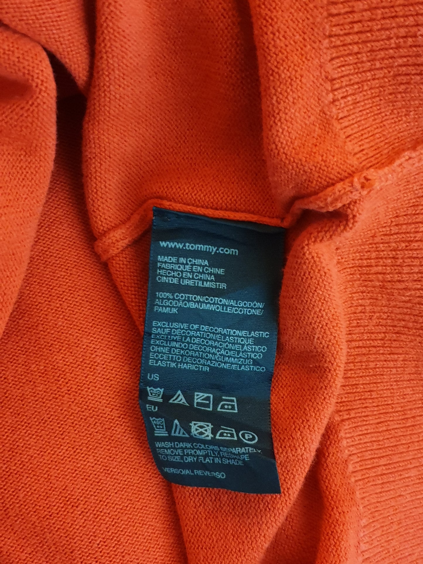 Tommy Hilfiger - Pullover - Klassisch - Rot - Herren - XL