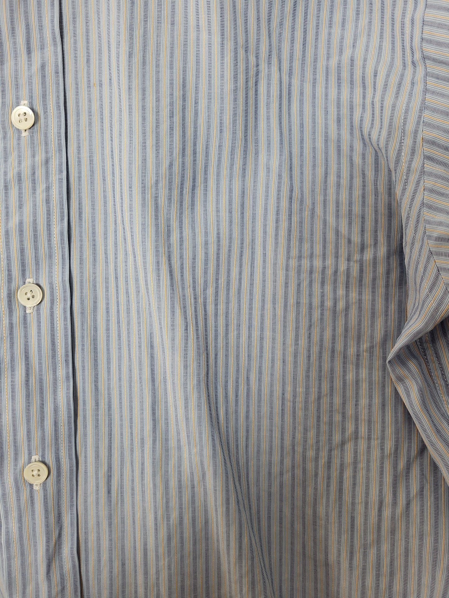 Burberry - Hemd - Streifen Muster - Vintage - Blau - Herren - L