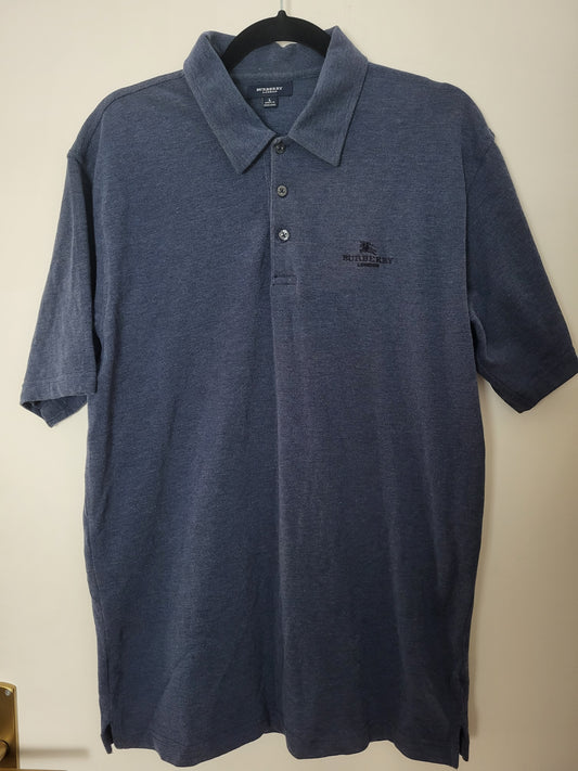 BURBERRY - Poloshirt - Klassisch - Dunkelblau - Herren - L