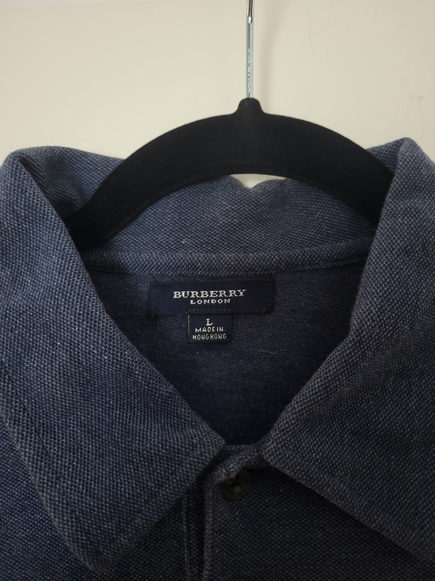 BURBERRY - Poloshirt - Klassisch - Dunkelblau - Herren - L