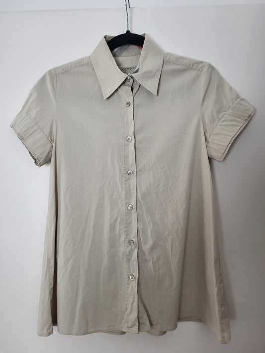 Burberry - Bluse/Hemd - Klassisch - Vintage - Beige - Damen - XS/S
