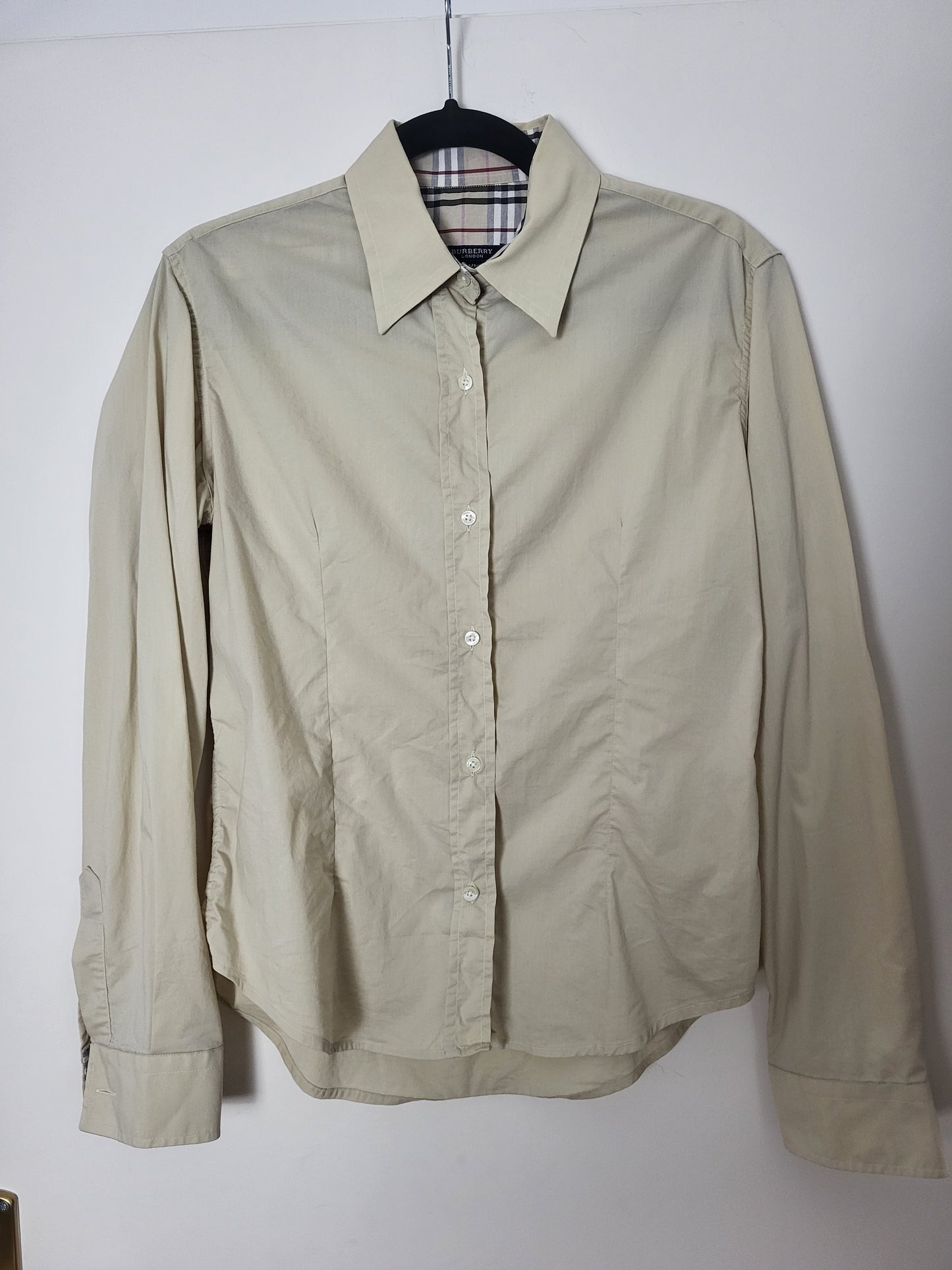 Burberry - Bluse/Hemd - Klassisch - Vintage - Beige - Damen - S/M