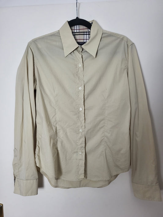 Burberry - Bluse/Hemd - Klassisch - Vintage - Beige - Damen - S/M